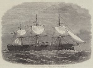 Het Spaanse IJzeren Fregat Victoria, gebouwd aan de Theems